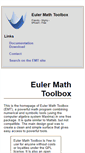 Mobile Screenshot of euler.rene-grothmann.de